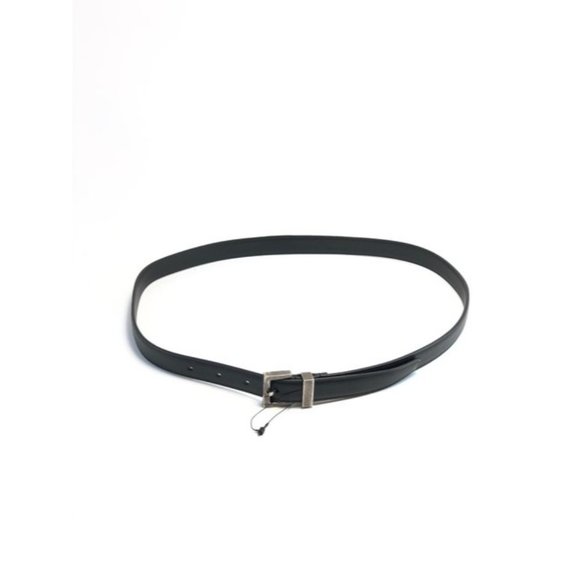 Saint Laurent Black Ysl Leather Belt main image 7